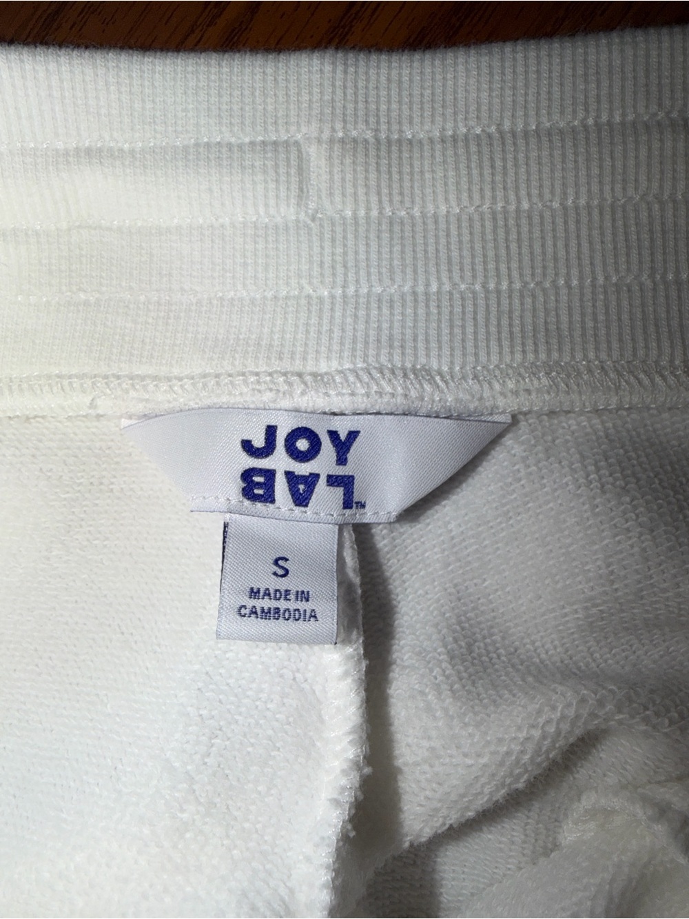 JoyLab White Athletic Shorts with Red Piping - Picture 2 of 4
